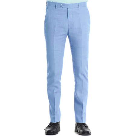 Hellblaue Leinenhose Herren Sommer