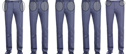 Hose breite Beine konfigurieren Hose breite Beine konfigurieren