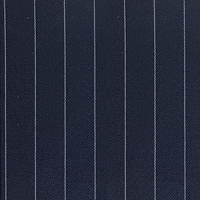 Navy mit weissen Nadelstreifen