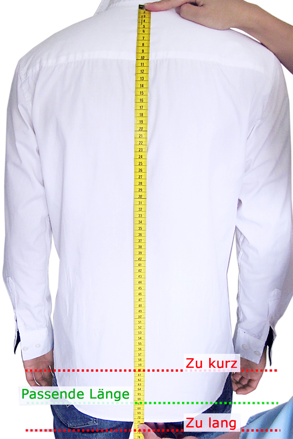 Jacketlänge hinten