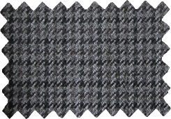 Tweed Hose Schwarz-Grau-Braun (Hahnentritt)