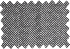 Tweed Sakko mit Fischgrätmuster in Schwarz-Grau